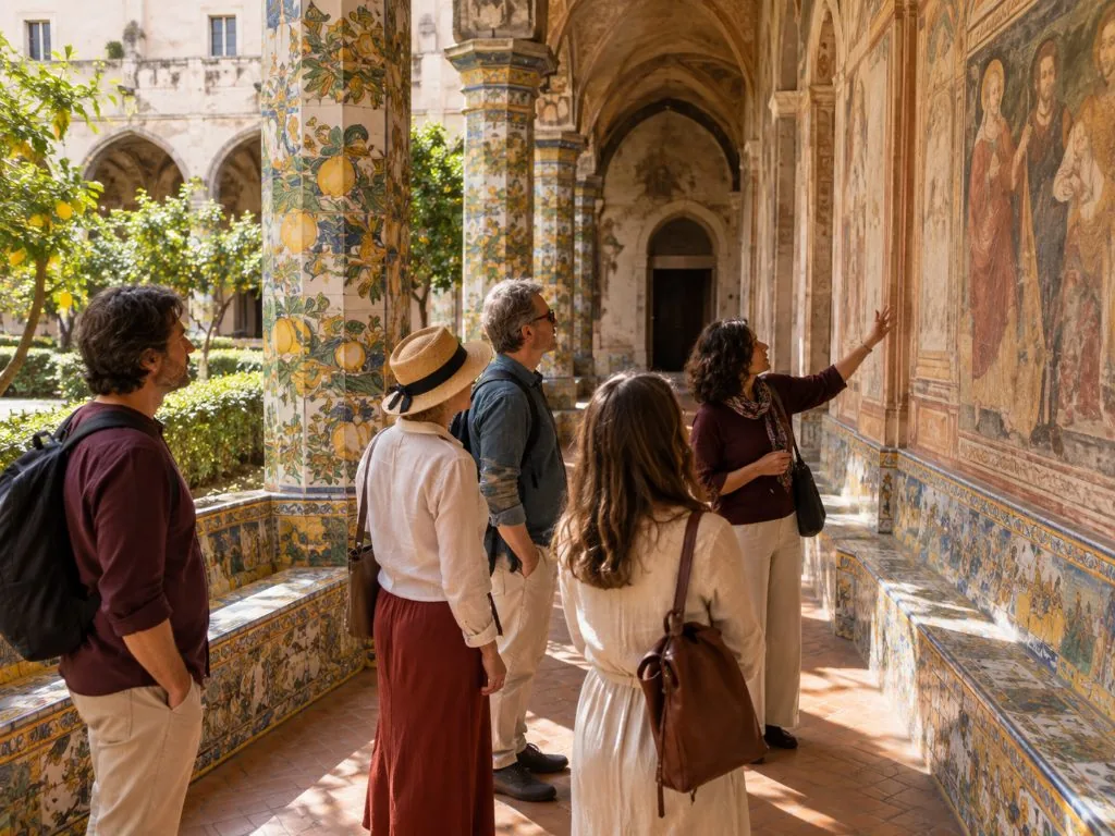 Ancient Naples and Veiled Christ with art historian